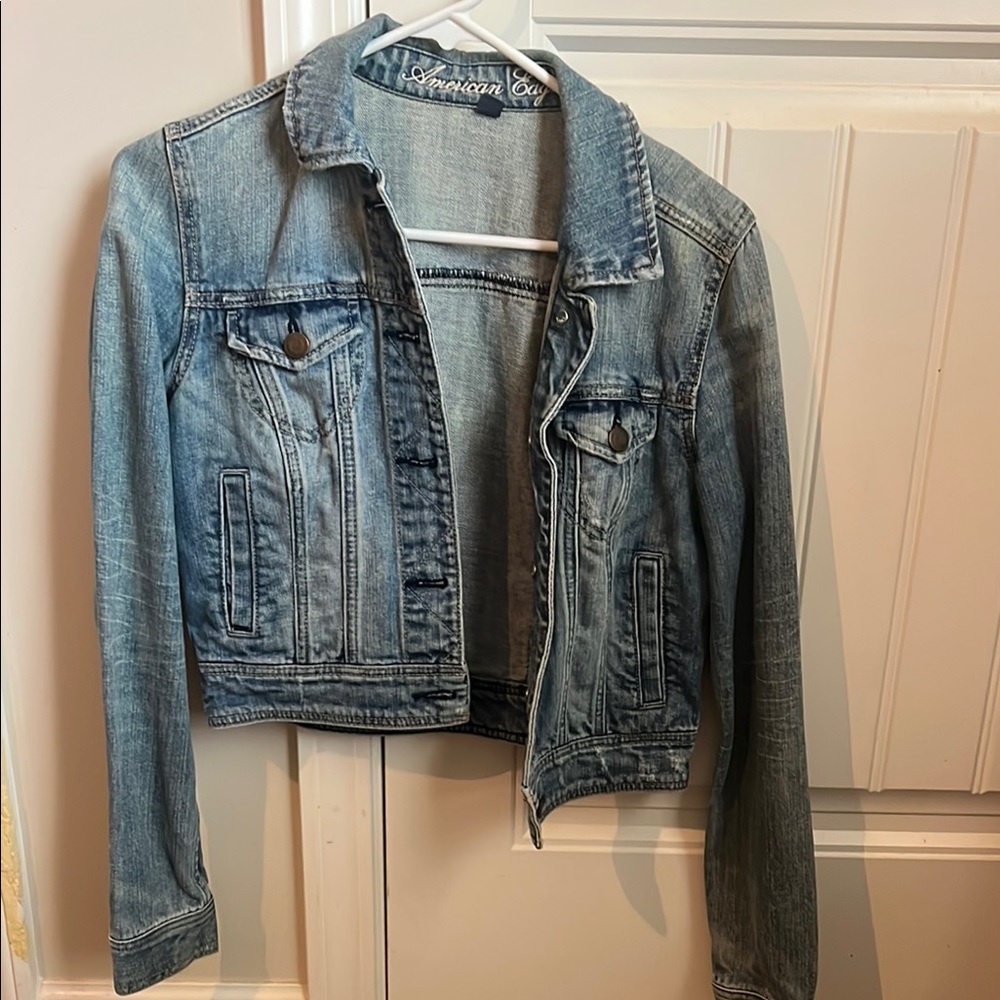 American Eagle Outfitters Blue Denim Jacket